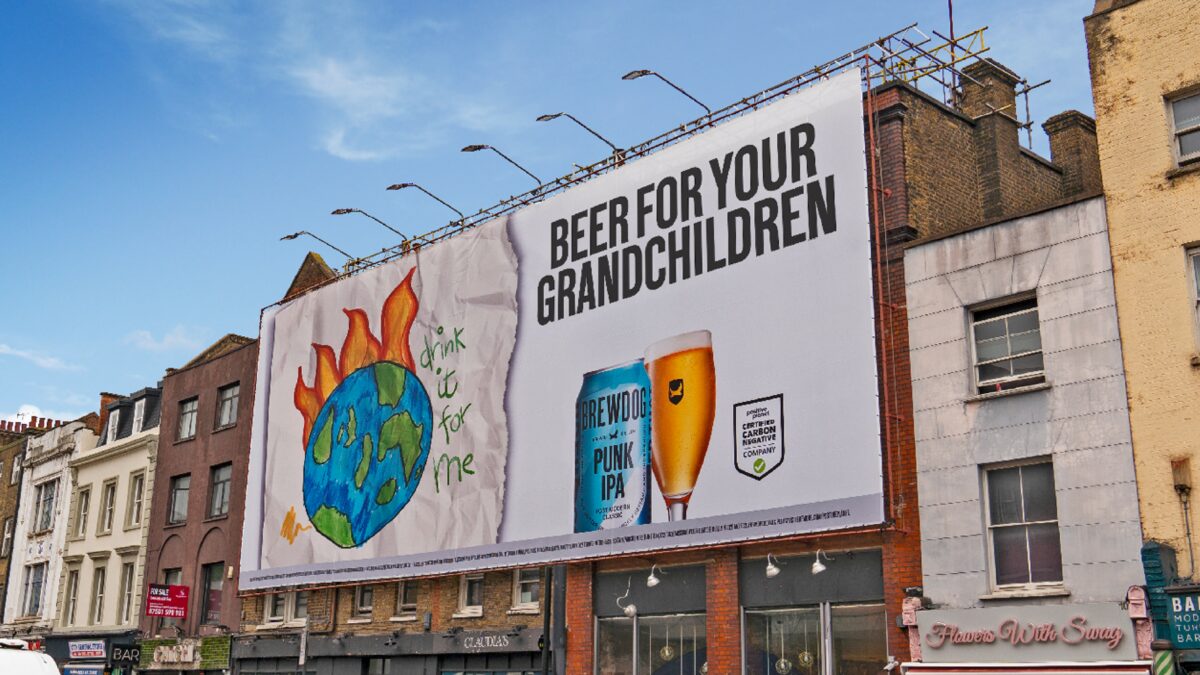 The typically tongue in cheek beer brand Brewdog has launched a serious toned new campaign ‘Beer for Your Grandchildren’ in order to highlight the brewer’s environmental and sustainability goals.