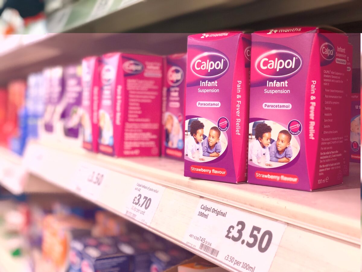 Calpol are teaming up with Tesco in a new medicine and packaging and materials trial