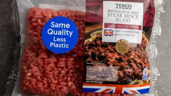 New tesco mince packaging