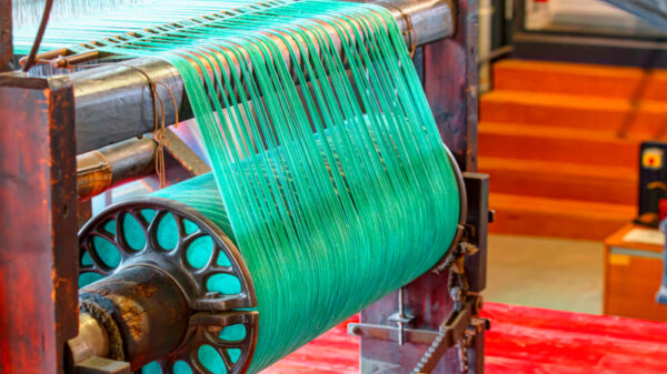 Industrial fabric production line. Weaving cotton, The global Extended Producer Responsibility (EPR) is set to make fashion and clothing brands responsible for the full lie cycle of textile products, according to Reconomy.
