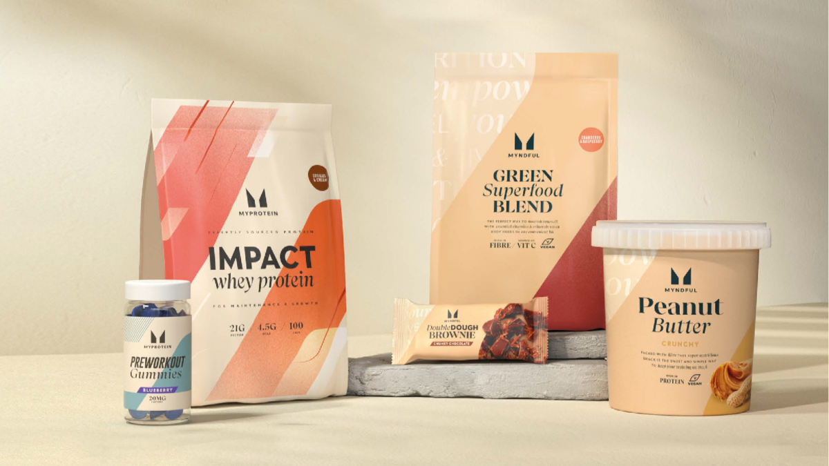 THG Myprotein and Myvegan Packaging
