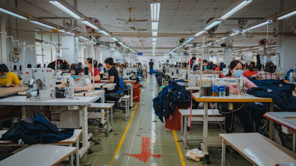 apparel Textile cloth factory working process tailoring workers equipment
