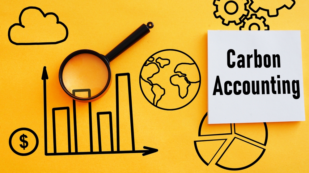 Carbon accounting is shown using a text Planet Mark and ClimatePartner have founded the Carbon Accounting Alliance to support and regulate the sector in the transition to net zero.