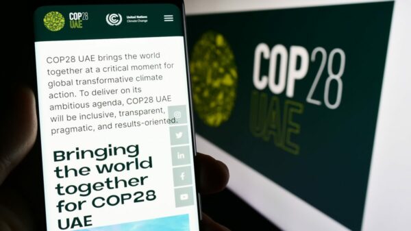 Image of COP 28 marketing. Top advertising and PR agencies have been instrumental in promoting the COP28 conference whilst working with fossil fuel companies.