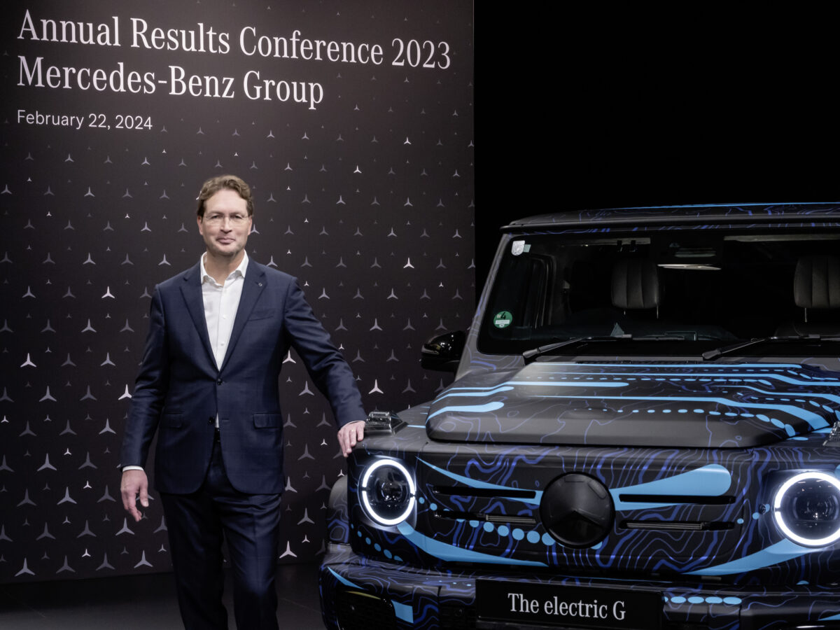 Mercedes-Benz Group AG – Annual Results Conference 2023, Stuttgart - Ola Källenius, Vorstandsvorsitzender der Mercedes-Benz Group AG Ola Källenius, Chairman of the Board of Management of Mercedes-Benz Group AG