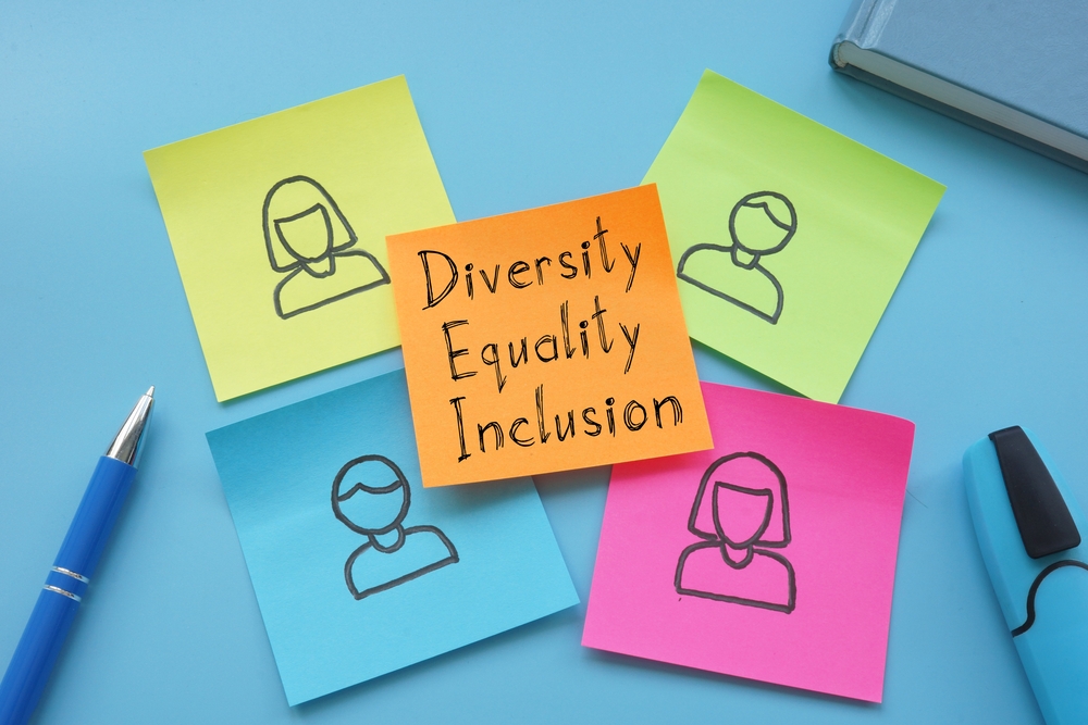 Diversity equality inclusion are shown on a photo using the text. A new report from RACE has highlighted the environmental charity sector needs “rapid action” to improve diversity and inclusion.