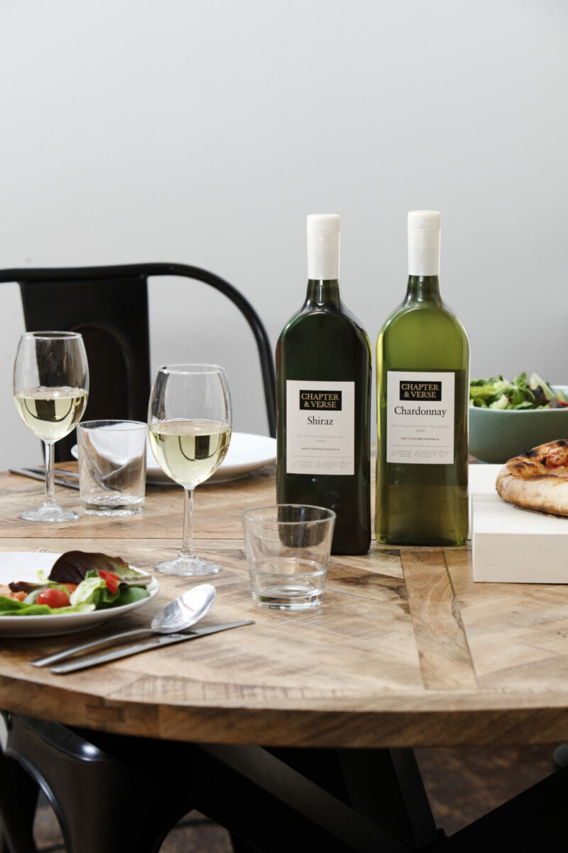 Aldi has launched the UK's first supermarket own-brand flat, fully recycled PET wine bottles, which optimises space in-store and in storage.