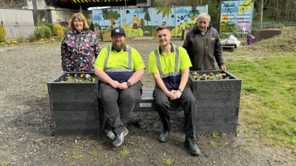 Online retailer AO World has donated bench planters made out of recycled fridge plastic to highlight UK’s worst areas for fly tipping white goods.