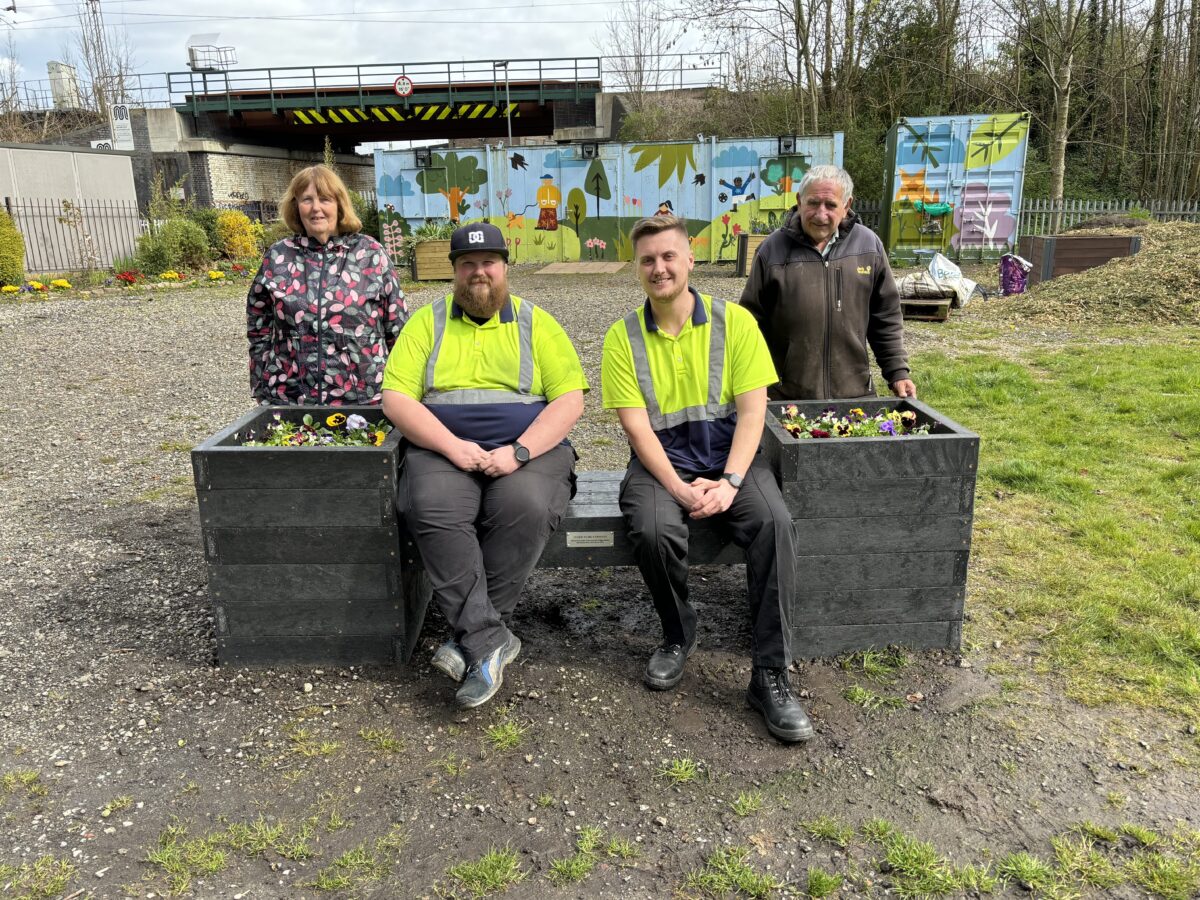 Online retailer AO World has donated bench planters made out of recycled fridge plastic to highlight UK’s worst areas for fly tipping white goods.