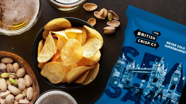The “world’s first” fully recyclable paper crisp packet from the British Crisp Co is expected to launch in UK in the coming weeks.