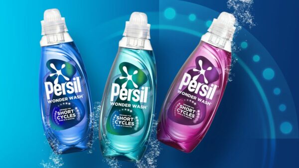 Persil has launched a new laundry formula designed to be effective in short, 15-minute washing cycles, reducing both water and energy use.