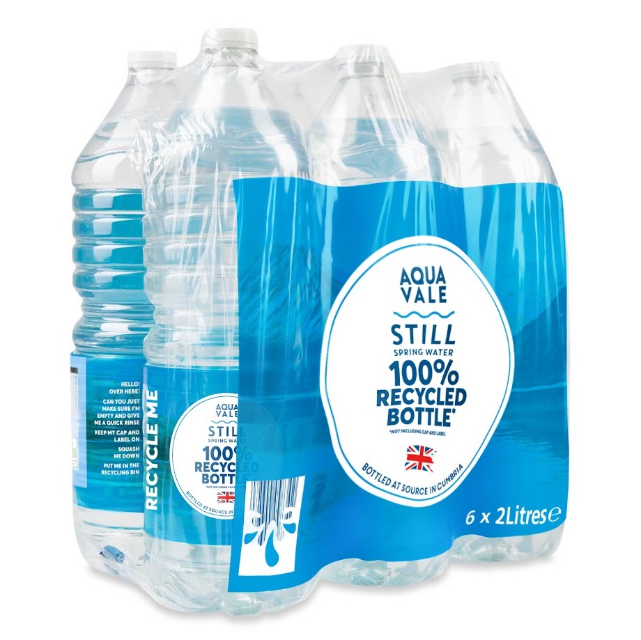 Aldi has moved its entire own-label soft drinks category to be packaged in 100% recycled plastic, marking a first for the UK grocery sector.