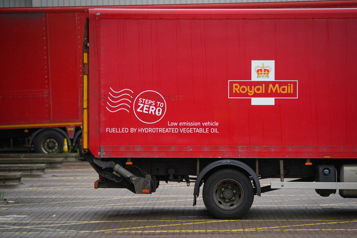 Royal Mail said the milestone means it has saved more than 30,000 tonnes of carbon dioxide equivalent (CO2e) since June 2023.