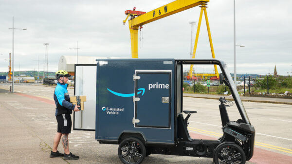 Amazon has opened its first micromobility hub in Belfast, where a fleet of electric cargo bikes will deliver thousands of packages per week. 