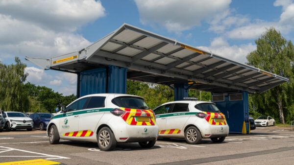 Surrey County Council (SCC) has become the second council in the UK to install a pop-up solar car park in order to charge its EV fleet.